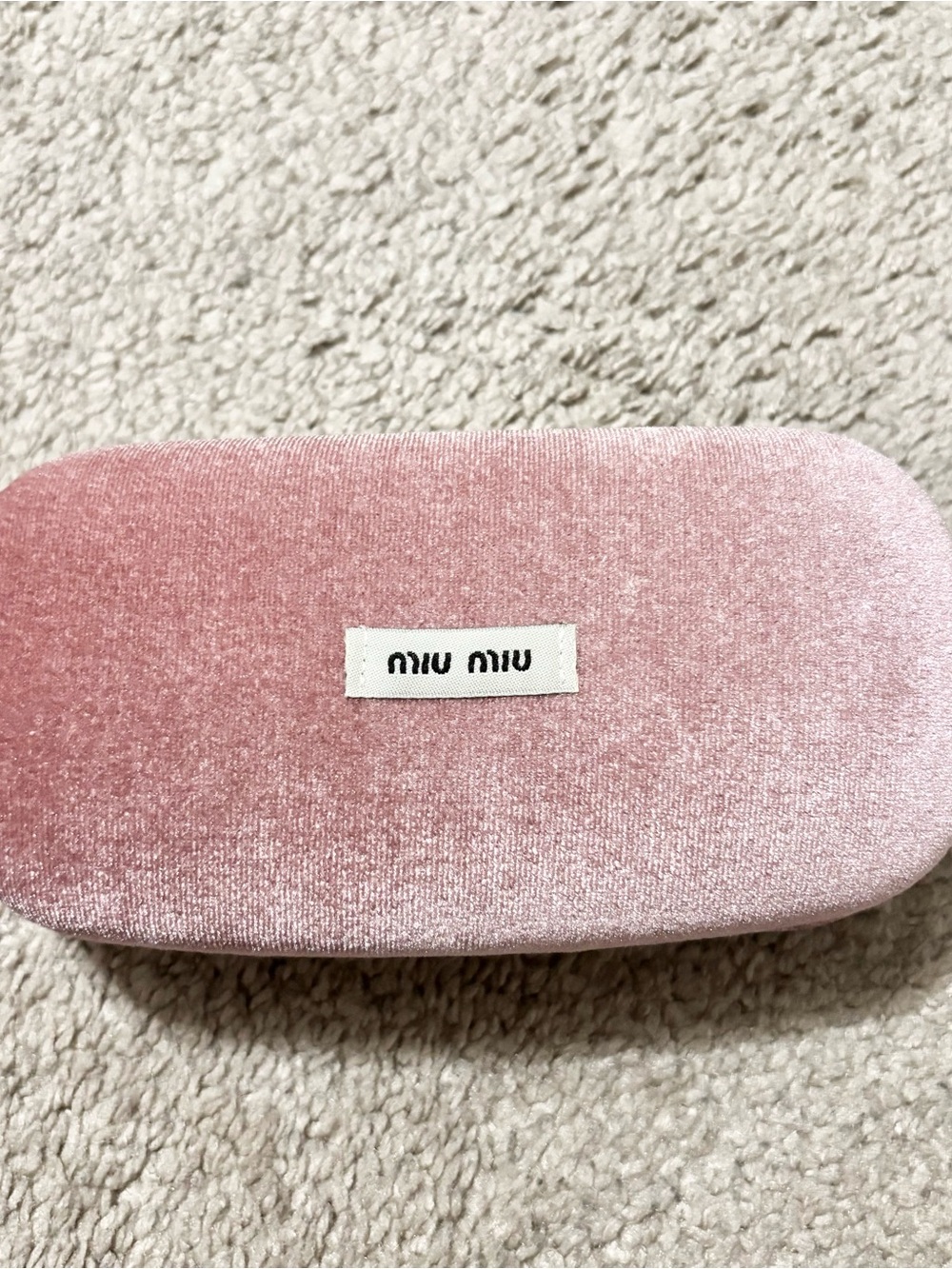 Authentic Miu Miu Baby Pink Sunglasses Case